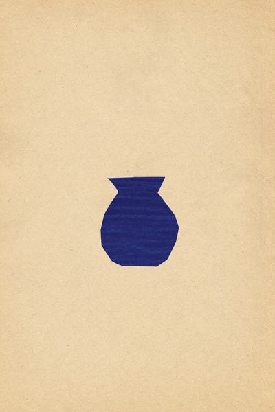 Whales Way: Ultramarine Earthen Vessel by Whales Way