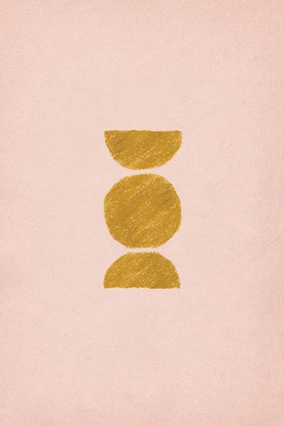 Pink And Arcid Yellow Abstract by Whales Way canvas print