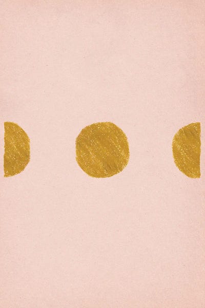 Pink And Arcid Yellow Shapes by Whales Way canvas print