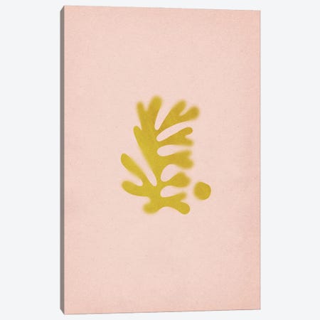 Matisse Inspired Rust-Pink Shapes Canvas Print #WWY434} by Whales Way Canvas Art Print