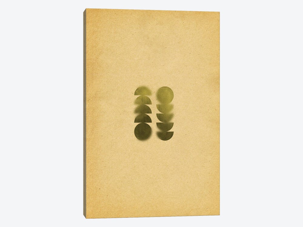 Blurred Green Shapes by Whales Way 1-piece Art Print