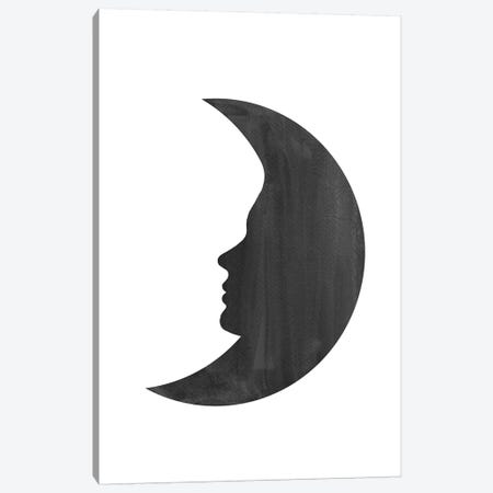 Woman Moon Canvas Print #WWY43} by Whales Way Canvas Artwork