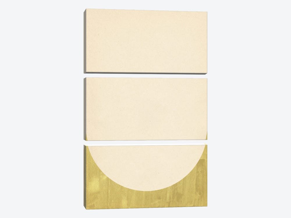 Minimalist Soft Green by Whales Way 3-piece Canvas Print
