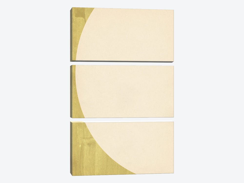 Minimalist Soft Green III by Whales Way 3-piece Canvas Print