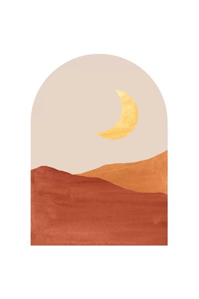 Coastal Sand Dunes: Abstract Night Landscape by Whales Way