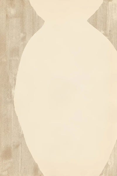 Pottery Still Life: Nuetral Vase I by Whales Way