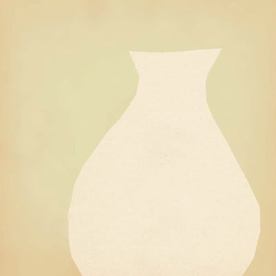 Nuetral Greenish Vase I by Whales Way multi panel art