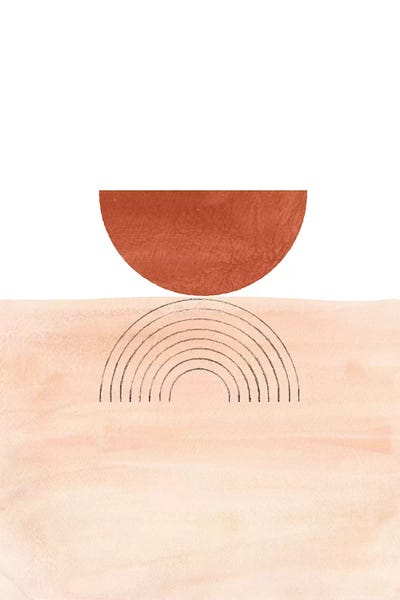 Kids Astronomy & Space Art: Geometric Horizon by Whales Way