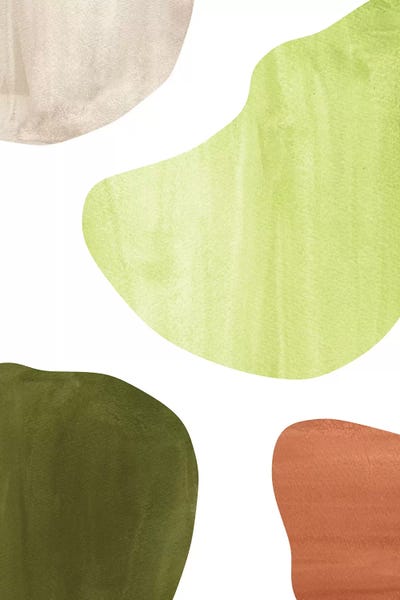 Whales Way: Olive Green Shapes by Whales Way