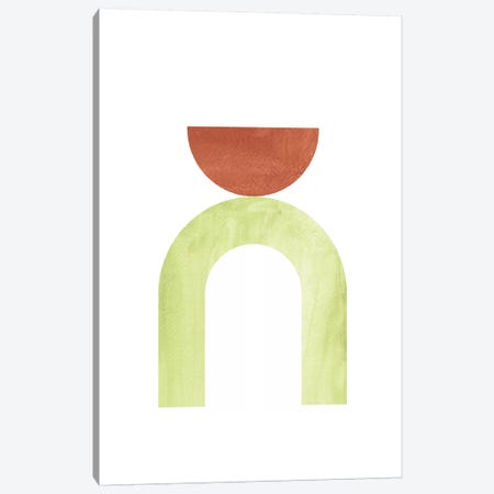 Mid Century Modern Shapes Canvas Print #WWY57} by Whales Way Canvas Wall Art