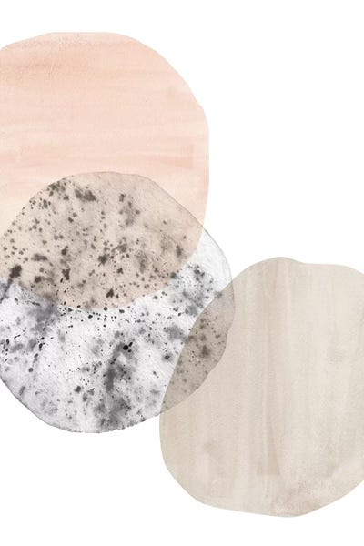 Abstract Watercolor Shapes by Whales Way art print