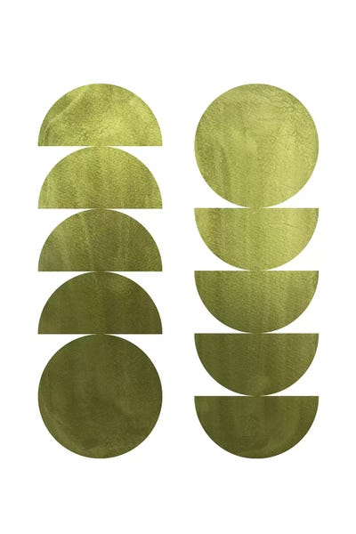 Whales Way: Green Geometric Shapes by Whales Way