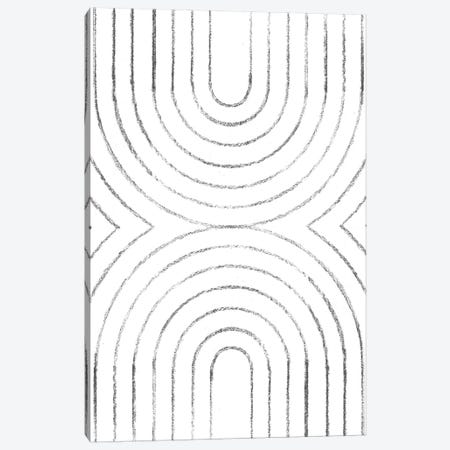 Abstract Line Art Canvas Print #WWY61} by Whales Way Canvas Art