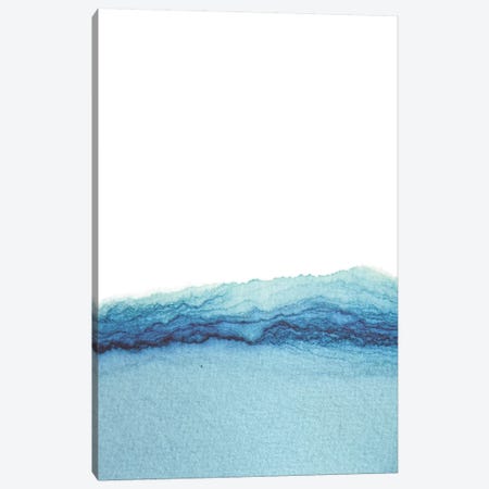 Abstract Watercolor Sea Canvas Print #WWY67} by Whales Way Canvas Art Print