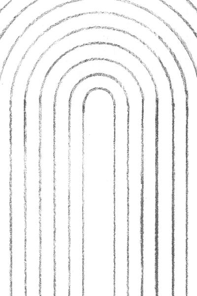 Black & White Patterns: Line Arches by Whales Way