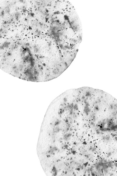 Whales Way: Black And White Watercolor Splashes by Whales Way