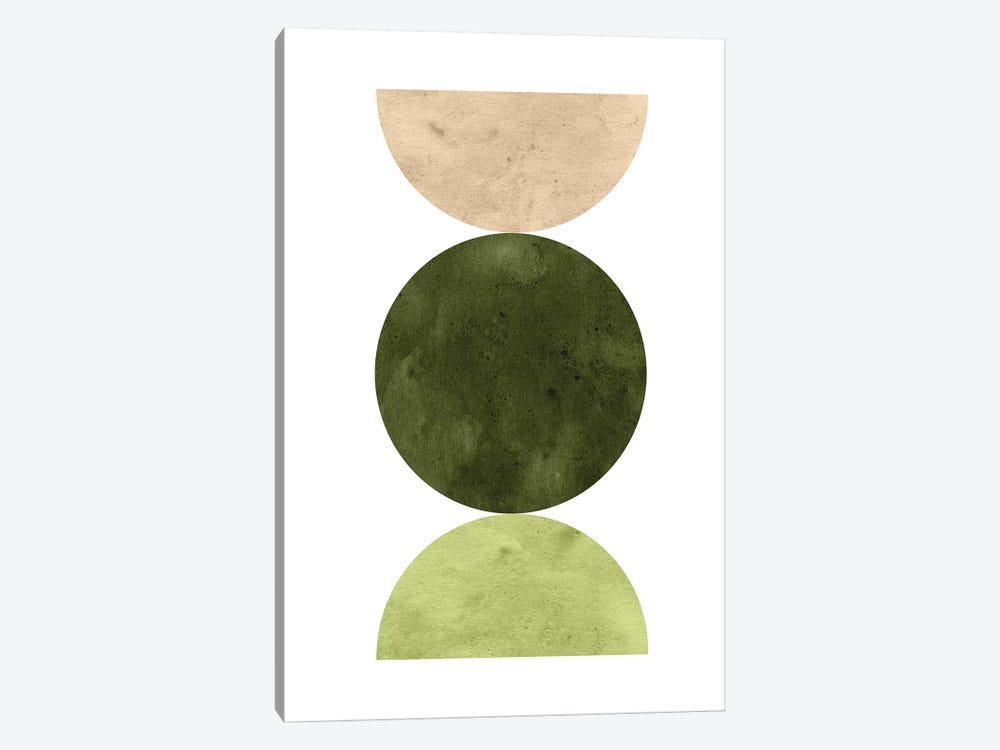 Abstract Green Art by Whales Way 1-piece Art Print