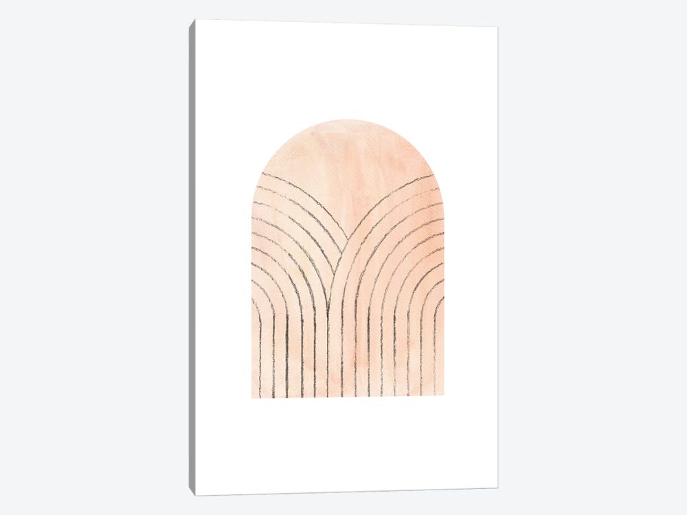 Pastel Tone Arches by Whales Way 1-piece Canvas Artwork