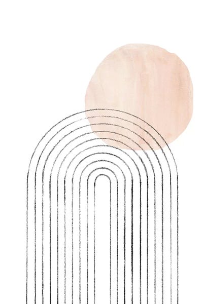 Organic Modern: Rainbow And Neutral Sun by Whales Way