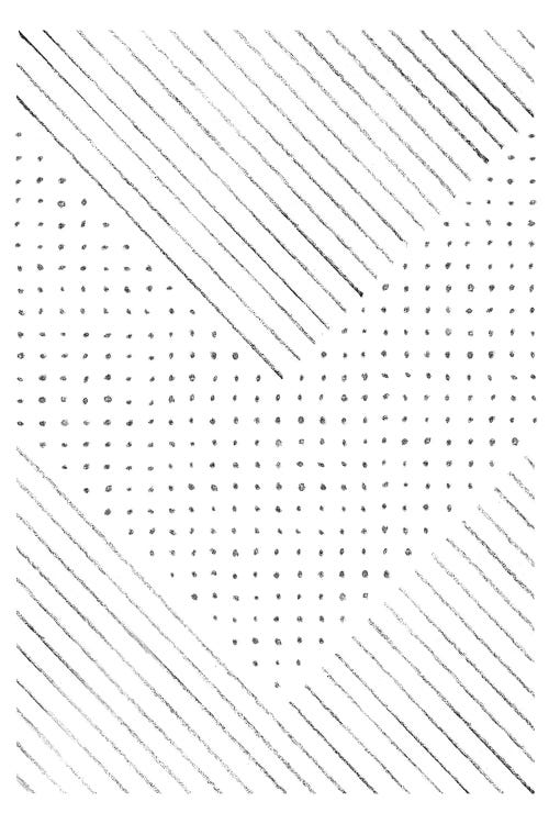 Lines and points art by Whales Way wall art