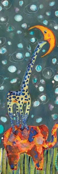 Giraffes: Kiss The Moon by Wyanne