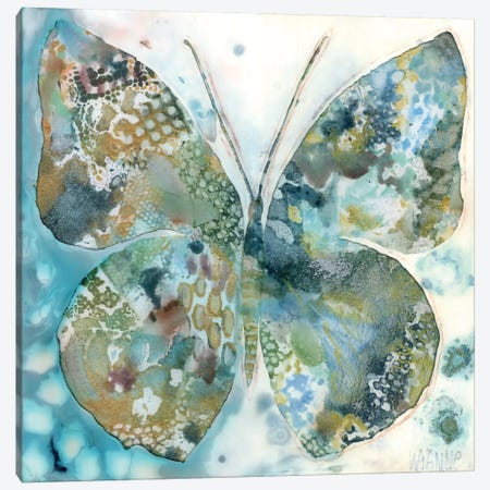 Lucky Moth I Canvas Print #WYA24} by Wyanne Canvas Artwork
