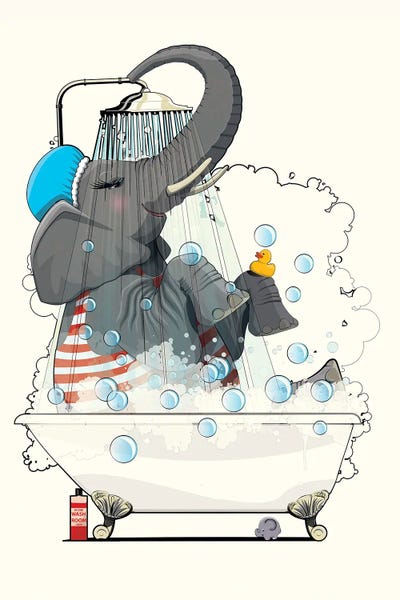 Elephant In The Bath