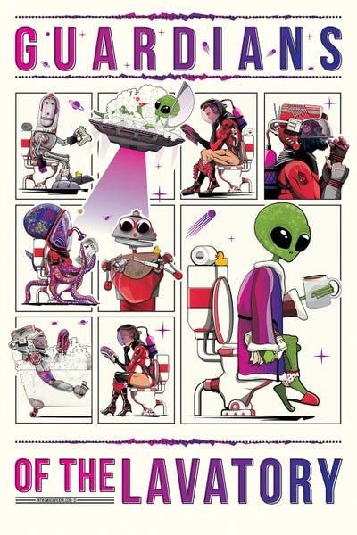 Robots: Space by WyattDesign