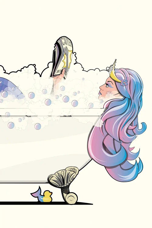 Mermaid In The Bath