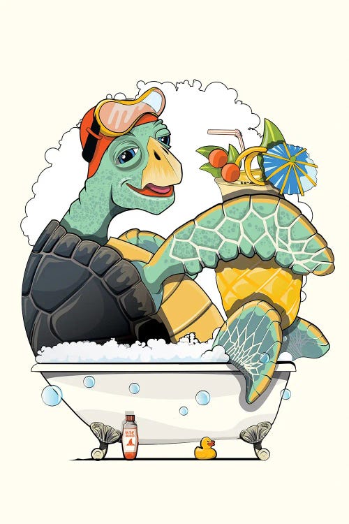 Turtle In The Bathtub