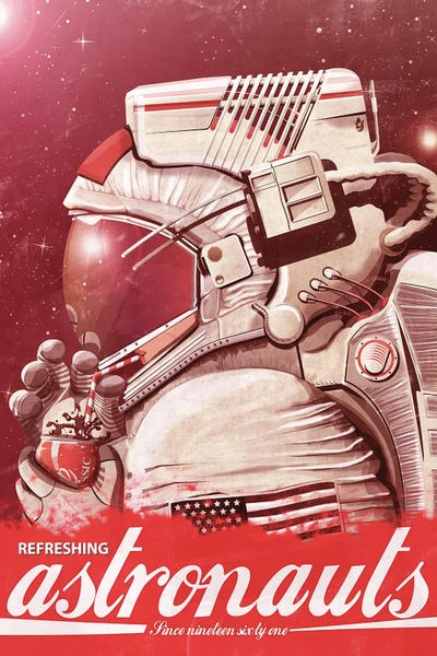 WyattDesign: Astronaut Drinking A Coke by WyattDesign