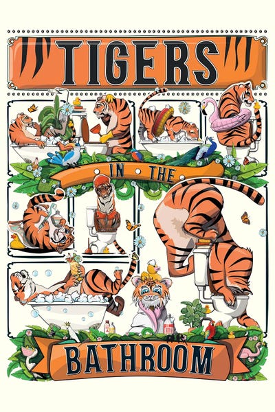 Tigers In The Bathroom