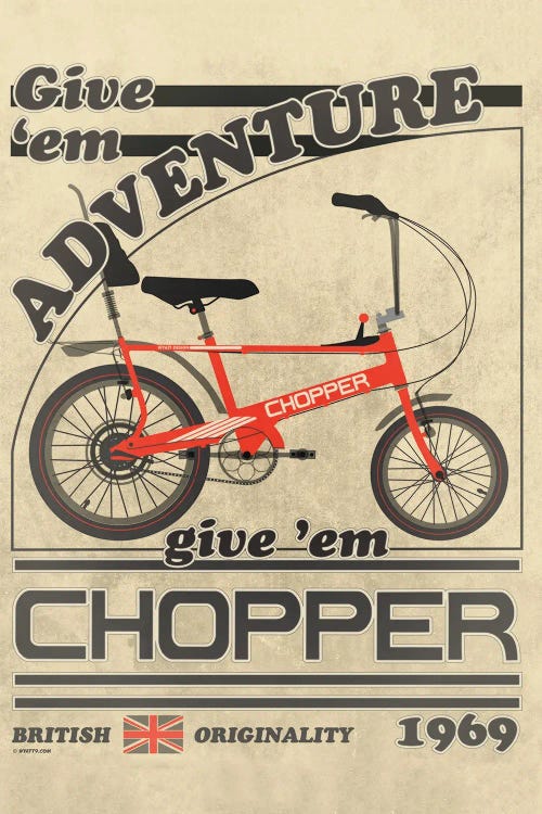 Chopper Bicycle Vintage Advert