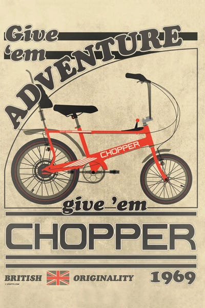 WyattDesign: Chopper Bicycle Vintage Advert by WyattDesign