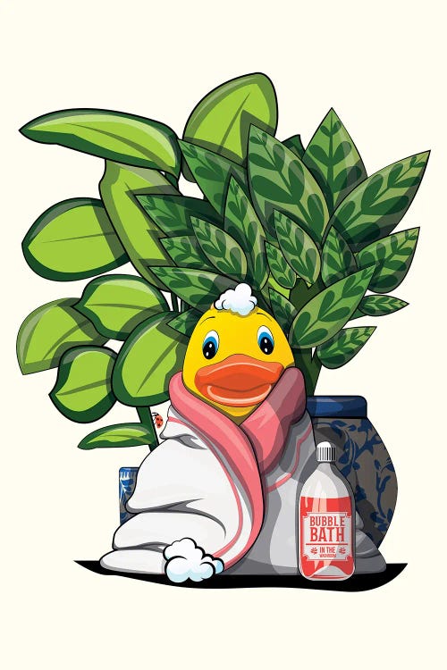 Rubber Duck In Cosy Bathrobe