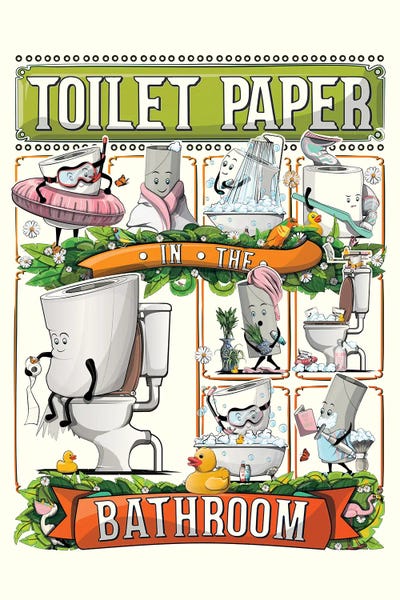 Toilet Paper In The Bathroom