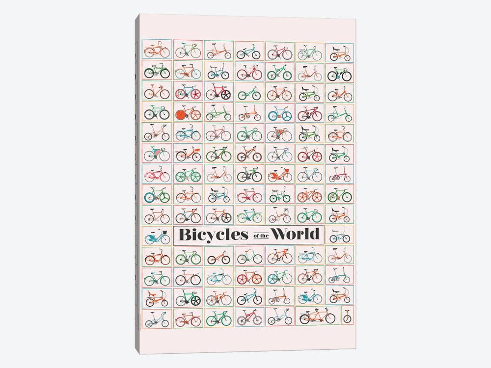 Bicycle Of The World by WyattDesign 1-piece Art Print