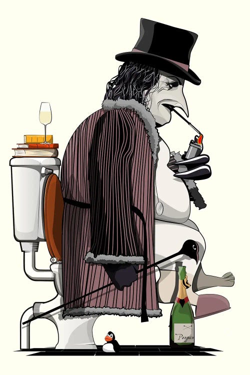 The Penguin On The Toilet