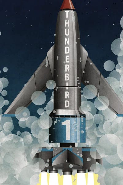 Thunderbird 1 by WyattDesign art print