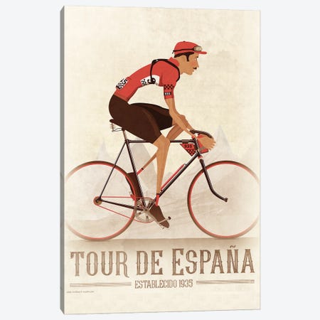Vuelta A Espana Cycling Tour Canvas Print #WYD47} by WyattDesign Canvas Art Print