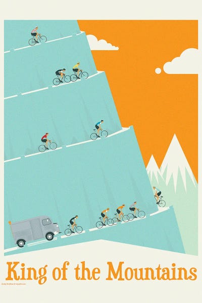 Bicycles: King Of The Mountains, Tour De France by WyattDesign