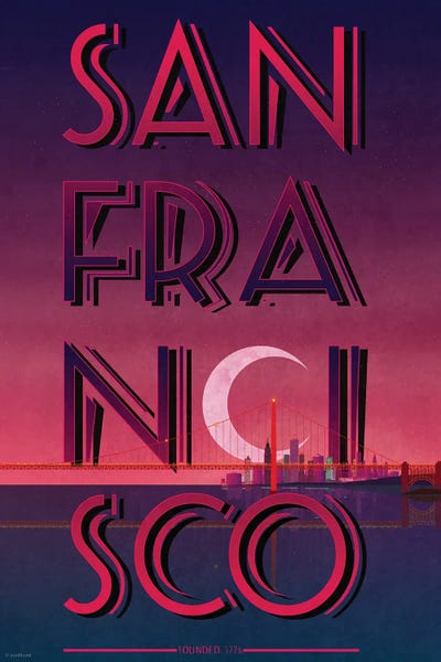WyattDesign: San Francisco Skyline by WyattDesign