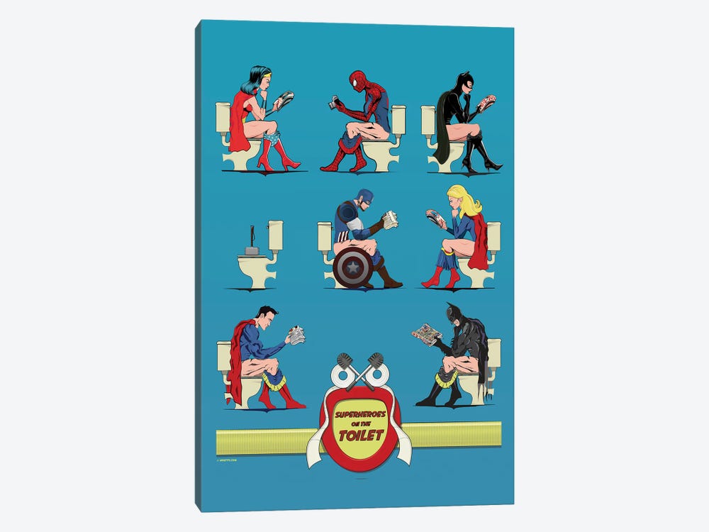 Heroes by WyattDesign 1-piece Canvas Wall Art