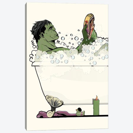 Hulk Bath 2020 Canvas Print #WYD65} by WyattDesign Canvas Print