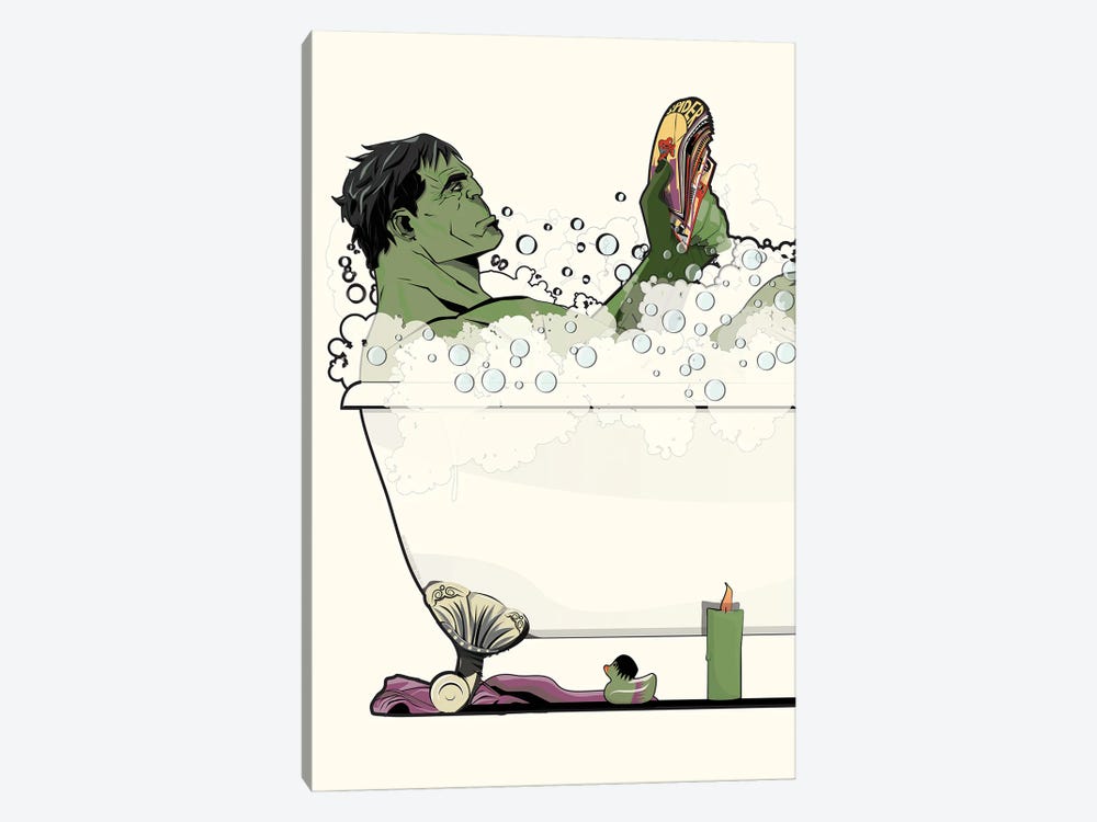 Hulk Bath 2020 by WyattDesign 1-piece Canvas Print