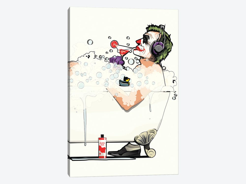 Joker Bath by WyattDesign 1-piece Canvas Artwork