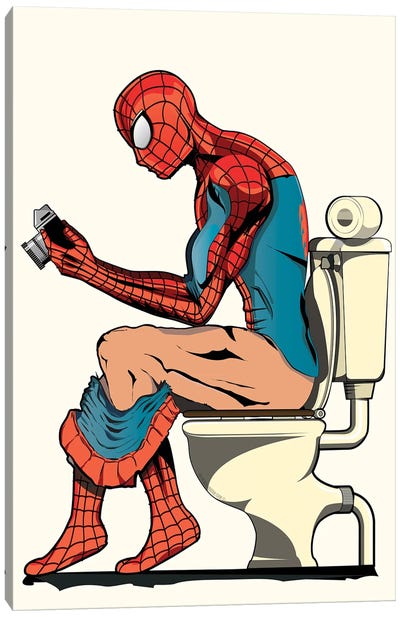 Spid Loo 2021 Canvas Art Print - Spider-Man