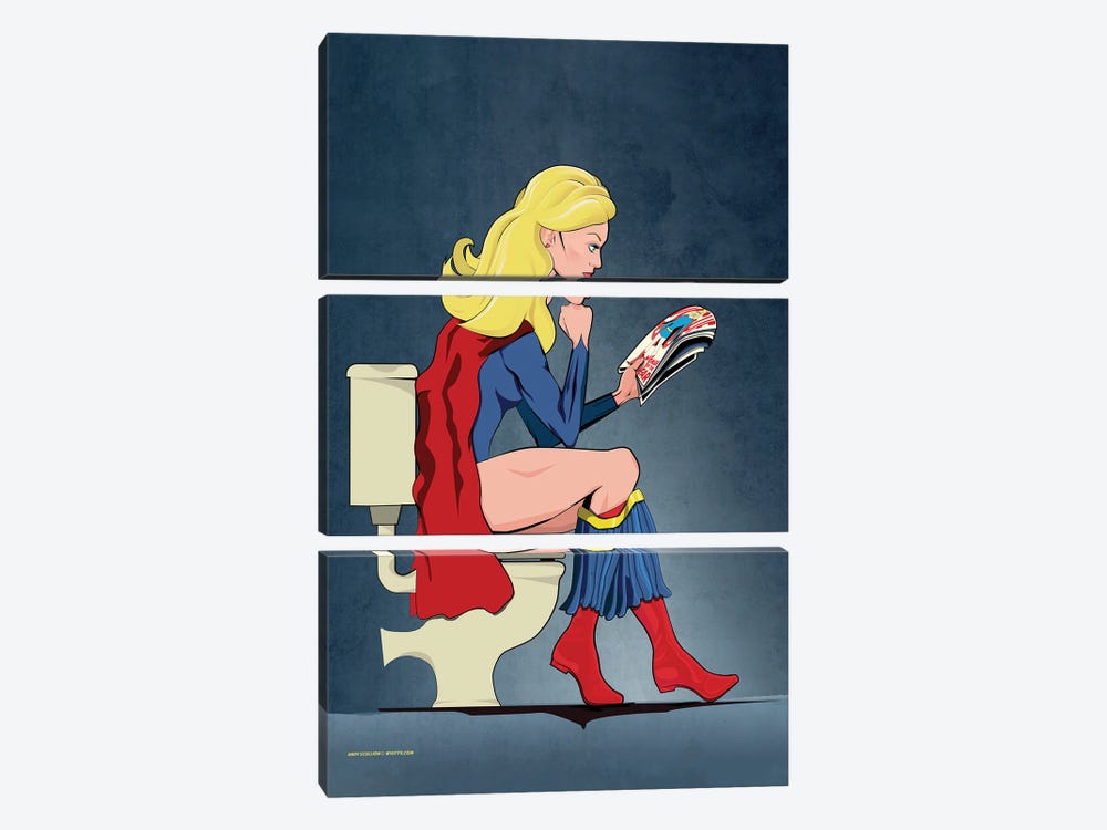 Sup Woman by WyattDesign 3-piece Art Print