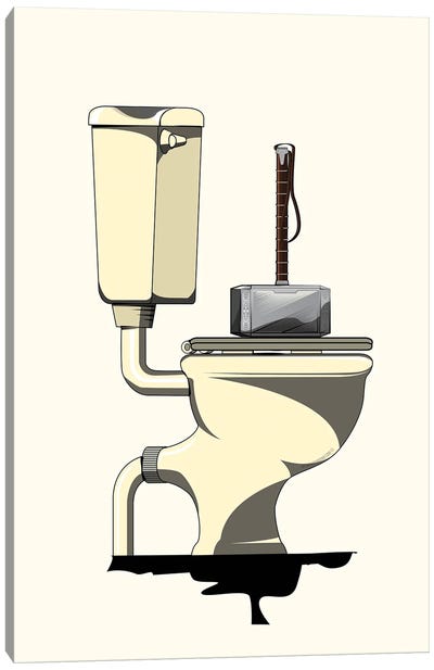 Thor Loo 2021 Canvas Art Print - Bathroom Humor Art