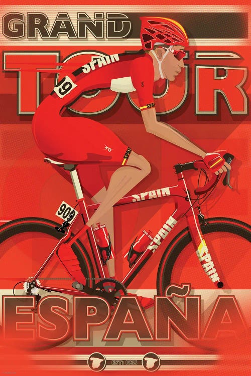 Vuelta A España Cycling Race by WyattDesign wall art